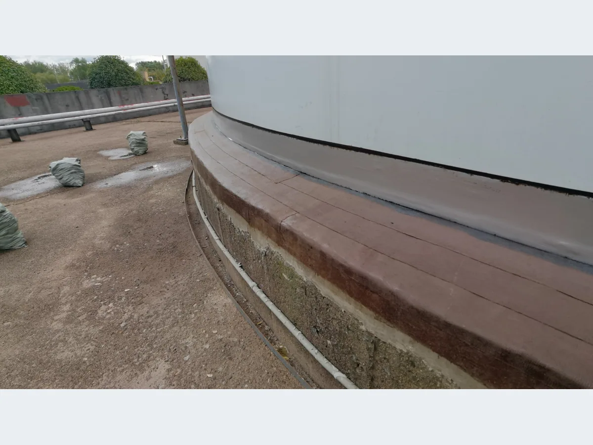 Tank Edge Corrosion Protection application